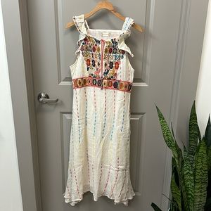 Altar’d State embroidered dress. Size Large